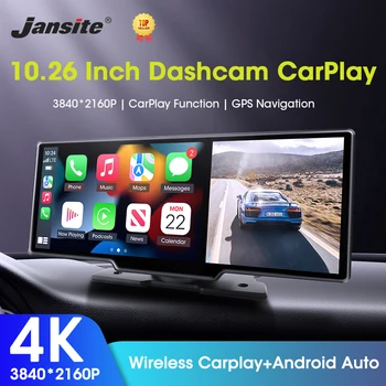 Jansite 4K Автомобилен Видеорекордер 10,26 