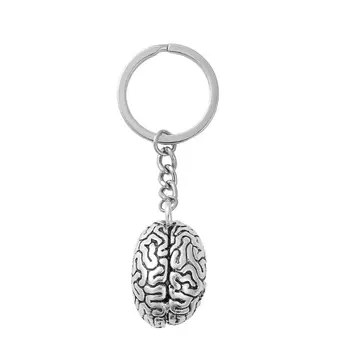 Ключодържатели, Аксесоари за чанти Бижута на Хелоуин Чанта Окачване Ключодържател за мозъка на човека 3D Ключодържател Мозъка Държач за ключове Закачалка за чанти