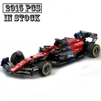 Нов MOC-138528 C43 F1 Team Stake в мащаб 1:8 Модел на Състезателна кола от Формула 1 Buiding Kit Създателите Block Bricks Детски Играчки, Подаръци За рожден Ден